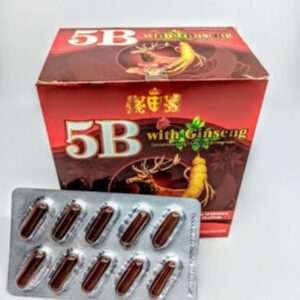 5B with Ginseng 1 vỉ x 10 viên nang mềm