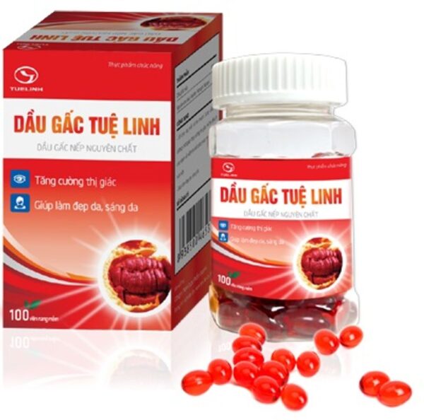 Dầu gấc Tuệ Linh nguyên chất 100 viên nang