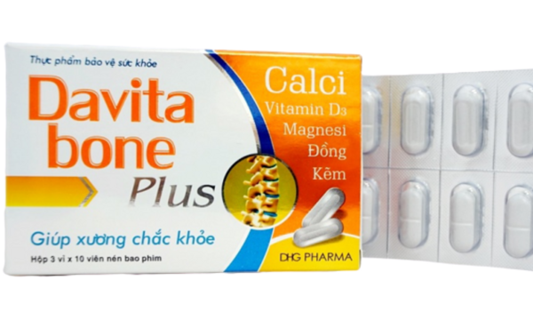 Viên hỗ trợ xương khớp Davita bone Plus