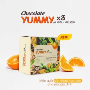 Kẹo Chocolate Yummy X3 hỗ trợ tăng cân