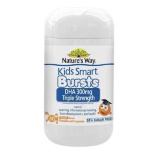 Viên nhai Nature's Way Kids Smart DHA 300mg cho bé từ 1 tuổi