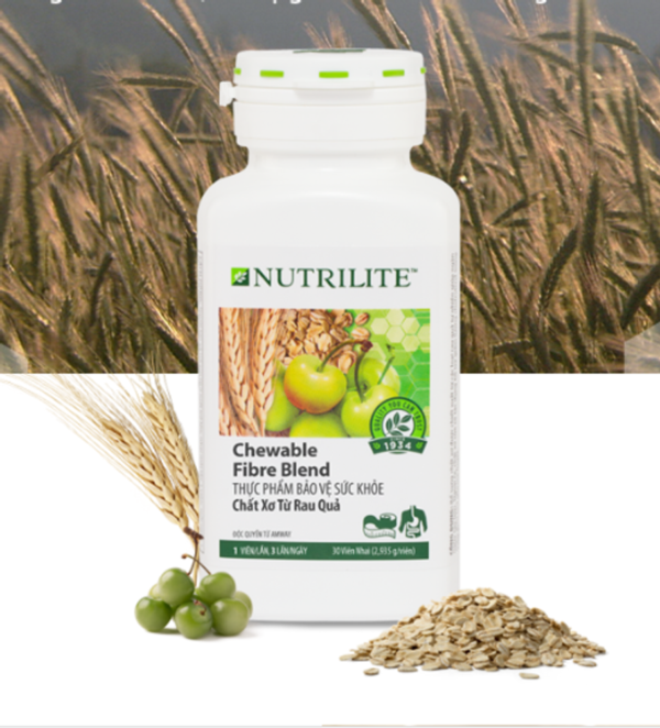 Viên uống hỗ trợ bổ sung chất xơ Nutrilite Chewable Fibre Blend