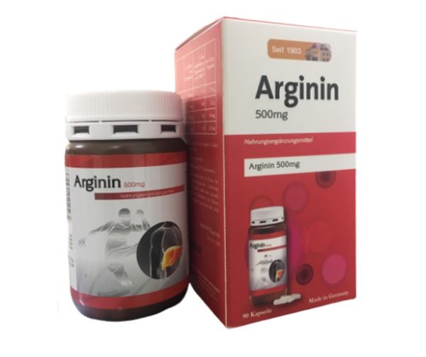 Arginin 500mg - Viên uống cho người gặp các vấn đề về gan