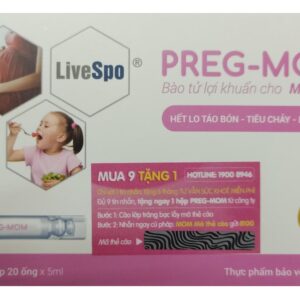 Bào tử lợi khuẩn cho mẹ và bé LiveSpo Preg-Mom