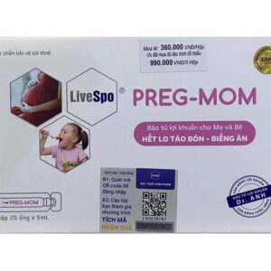 Bào tử lợi khuẩn cho mẹ và bé LiveSpo Preg-Mom