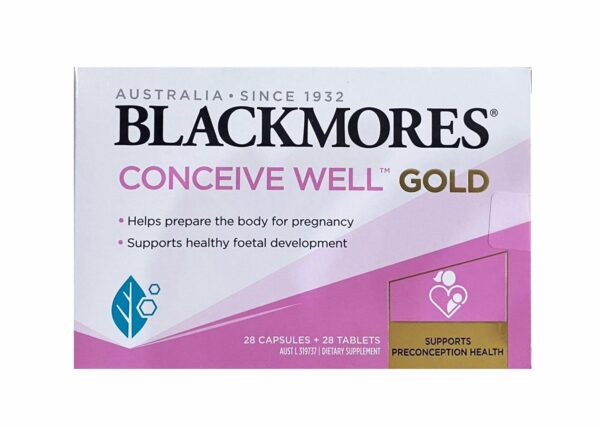 Blackmores Conceive Well Gold hỗ trợ khả năng thụ thai ở nữ giới