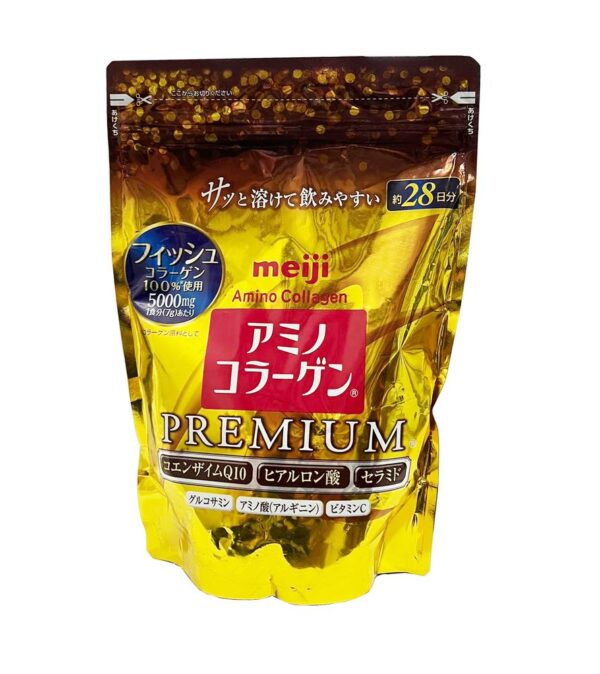 Bột Collagen Meiji Premium 5000mg cho phụ nữ ngoài 40