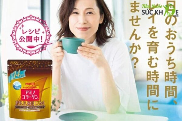 Bột Collagen Meiji Premium 5000mg cho phụ nữ ngoài 40