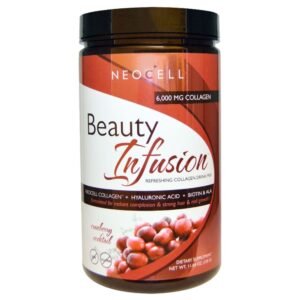 Bột Neocell Collagen Beauty Infusion 5000mg Hương Mạn Việt Quất Cranberry