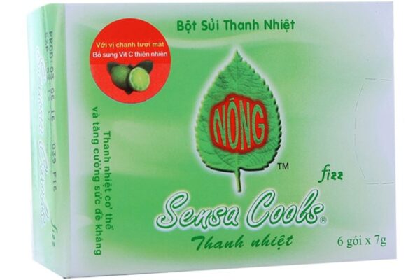 Bột sủi thanh nhiệt Sensa Cools hộp 6 gói