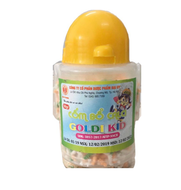 Cốm bổ cho bé Calci Goldi Kid Đại Uy