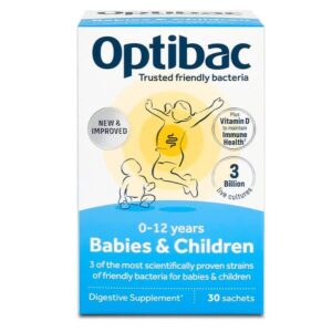 [Mẫu Mới] Men vi sinh Optibac cho trẻ từ sơ sinh 0 - 12 tuổi Babies & Children