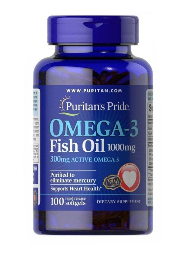 Dầu cá Puritan’s Pride Omega 3 Fish Oil 1000mg