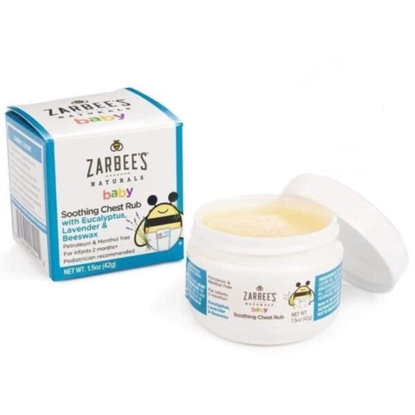 Dầu bôi ấm ngực Zarbee's Naturals Baby của Mỹ