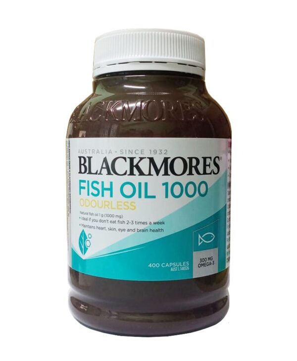 Dầu cá Blackmores không mùi Odourless Fish Oil 1000mg