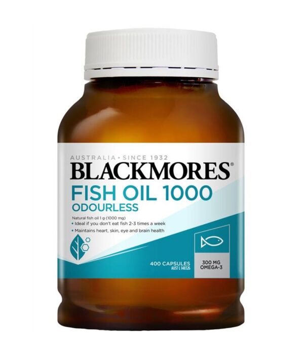 Dầu cá Blackmores không mùi Odourless Fish Oil 1000mg