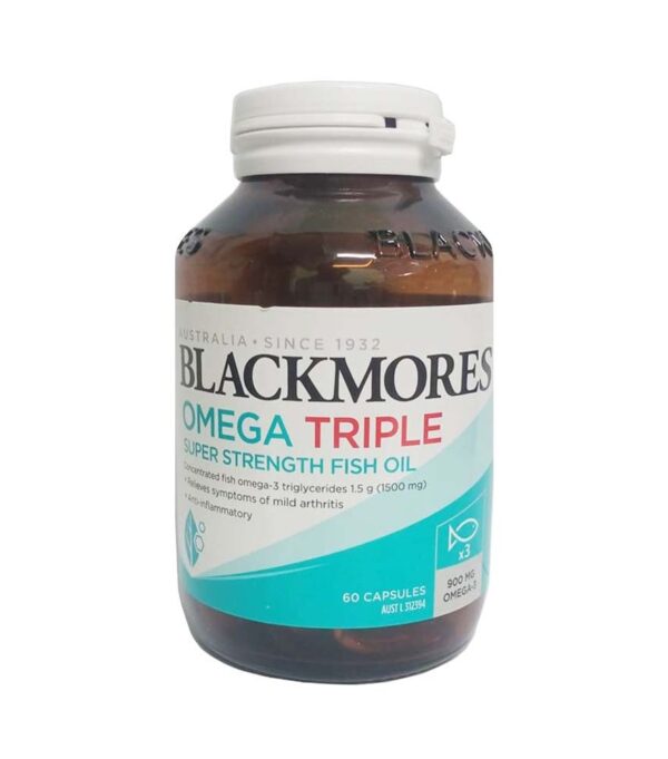 Dầu Cá Blackmores Omega Triple Của Úc