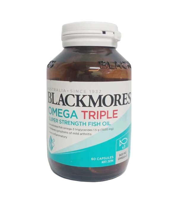 Dầu Cá Blackmores Omega Triple Của Úc