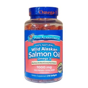 Dầu Cá Hồi Pure Alaska Omega Wild Alaskan Salmon Oil 1000mg