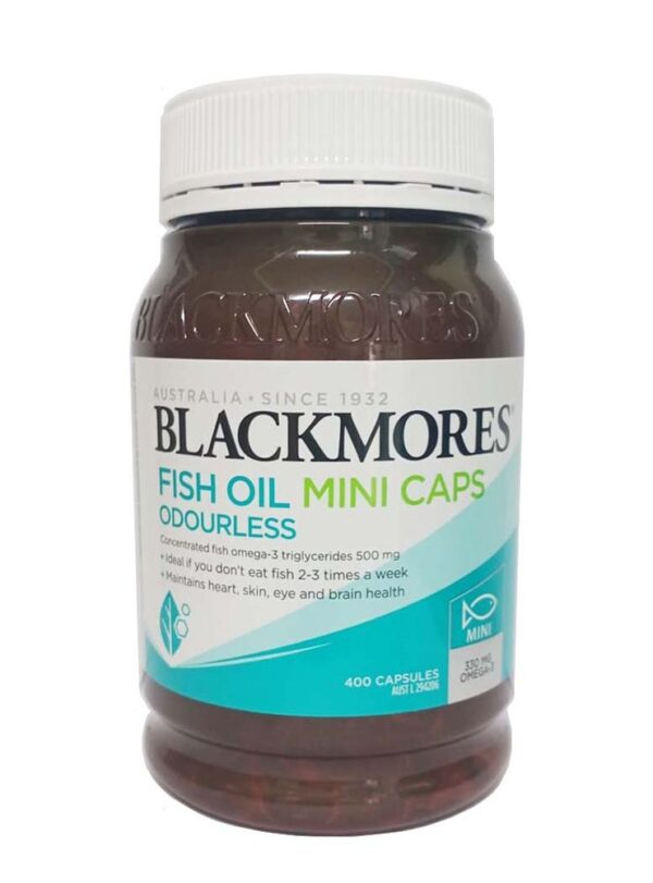 Dầu cá không mùi Blackmores Fish Oil Mini Caps Odourless