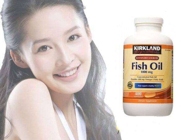 Dầu cá Kirkland Fish Oil 1000mg hộp 400 viên