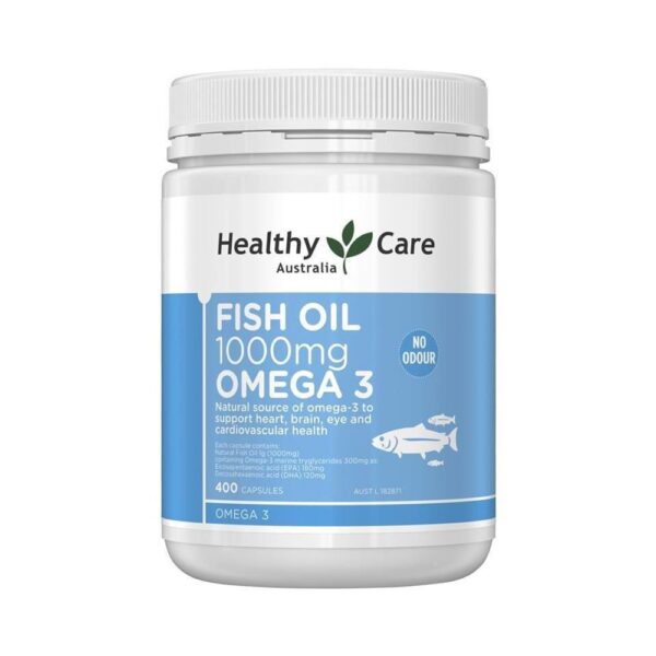 Dầu cá Omega 3 Healthy Care Fish Oil 1000mg của Úc