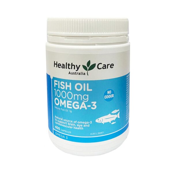 Dầu cá Omega 3 Healthy Care Fish Oil 1000mg của Úc