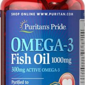 Dầu cá Puritan’s Pride Omega 3 Fish Oil 1000mg