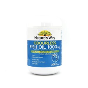 Dầu cá tự nhiên Nature's Way Odourless Fish Oil 1000mg