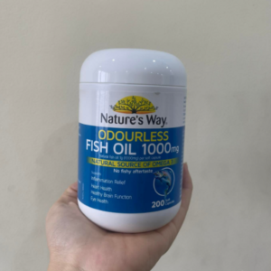 Dầu cá tự nhiên Nature's Way Odourless Fish Oil 1000mg