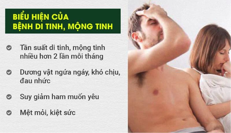 Nguyên nhân dẫn đến tình trạng di tinh và mộng tinh ở nam giới