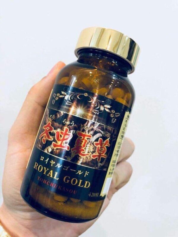 Đông Trùng Hạ Thảo Tohchukasou Royal Gold Cao Cấp Hộp 420 Viên