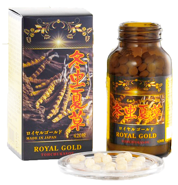 Đông Trùng Hạ Thảo Tohchukasou Royal Gold Cao Cấp Hộp 420 Viên