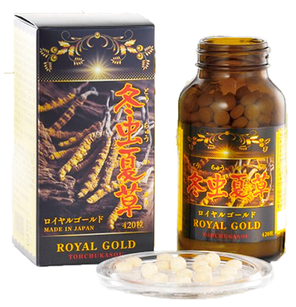 Đông Trùng Hạ Thảo Tohchukasou Royal Gold Cao Cấp Hộp 420 Viên