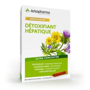 Dung dịch uống Arkopharma Détoxifiant Hépatique của Pháp