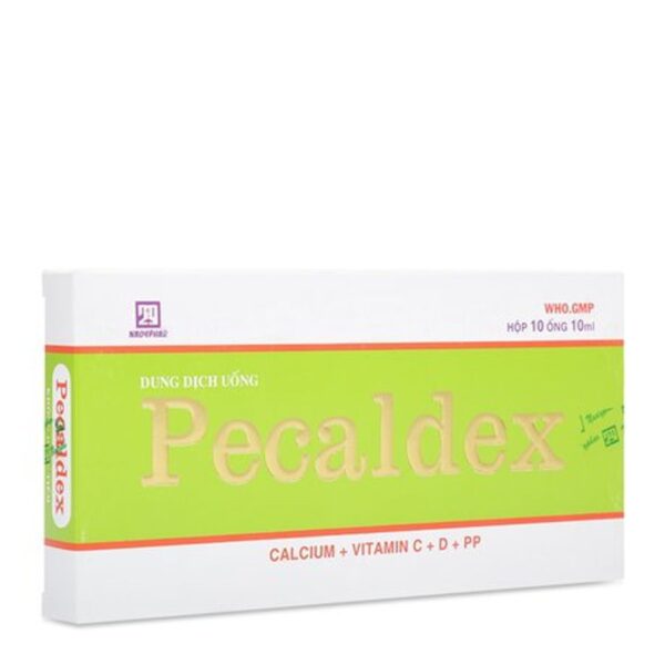 Dung dịch uống bổ sung Canxi PecaLdex (10 ống/ hộp)