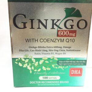 Ginkgo 600 With Coezym Q10 hỗ trợ cải thiện giấc ngủ