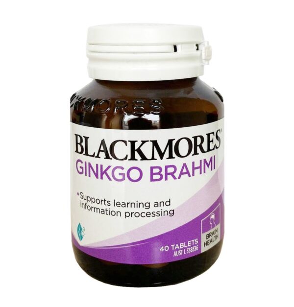 Hoạt huyết dưỡng não Blackmores Ginkgo Brahmi