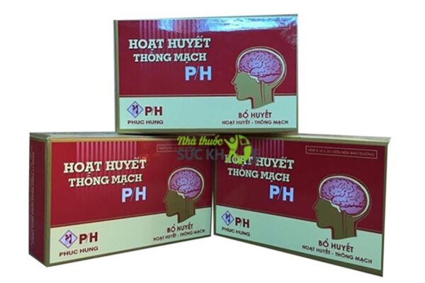 Hoạt huyết thông mạch Phúc Hưng 2 vỉ x 20 viên nén bao đường