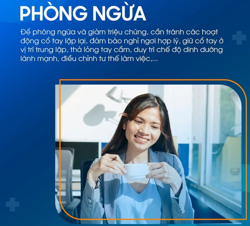 Phòng ngừa hội chứng đường hầm cổ tay