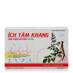 Ích Tâm Khang hộp 3 vỉ x 10 viên