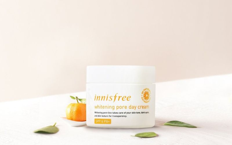 Innisfree Whitening Pore Cream thương hiệu từ Hàn Quốc