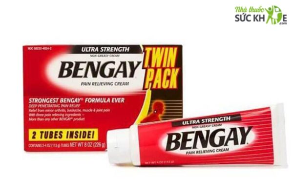 Kem xoa bóp Bengay Ultra Strength của Mỹ