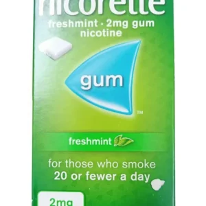 Kẹo cao su cai thuốc lá Nicorette 2mg