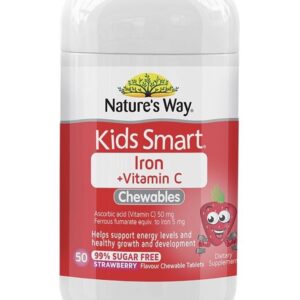 Kẹo dẻo bổ sung sắt và vitamin C Nature’s Way Kids Smart Iron