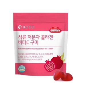 Kẹo dẻo collagen lựu đỏ BOTO Pomegranate Collagen Vita C