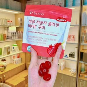 Kẹo dẻo collagen lựu đỏ BOTO Pomegranate Collagen Vita C