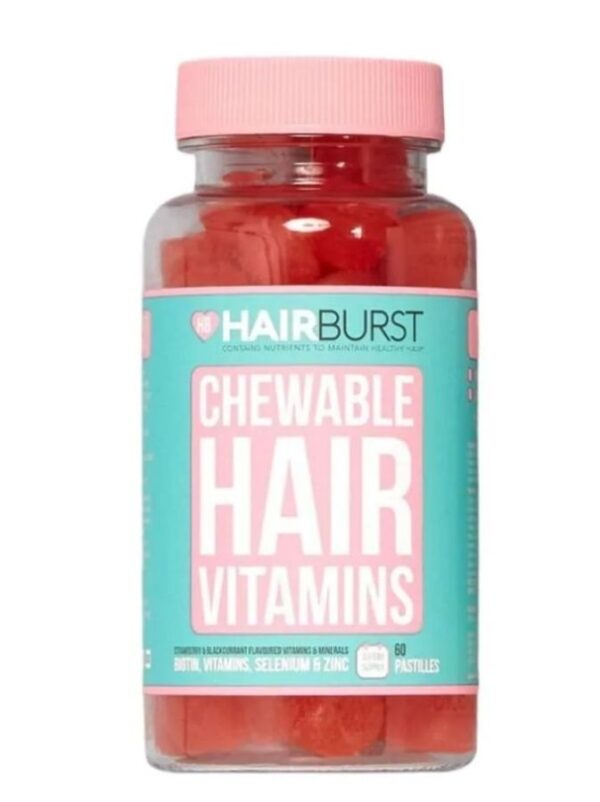 Kẹo dẻo hỗ trợ kích thích mọc tóc, ngăn rụng tóc Hairburst