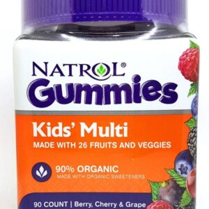 Kẹo Dẻo Natrol Gummies Kids' Multi Cho Bé Từ 4 Tuổi