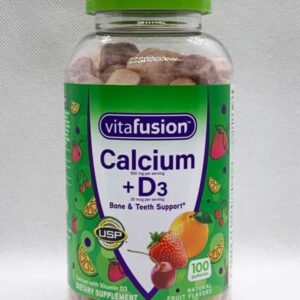 Kẹo Dẻo Vitafusion Hỗ Trợ Bổ Sung Calcium + D3 500mg